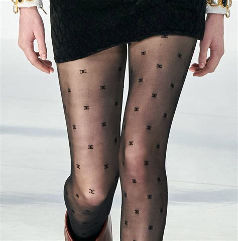 fake chanel tights|chanel stockings.